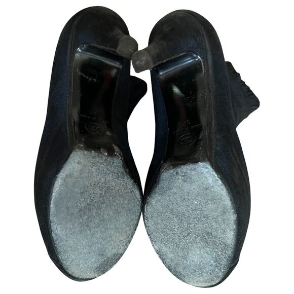 Chanel Blue Suede Ankle Boots, US7/IT 37 - Picture 10 of 16